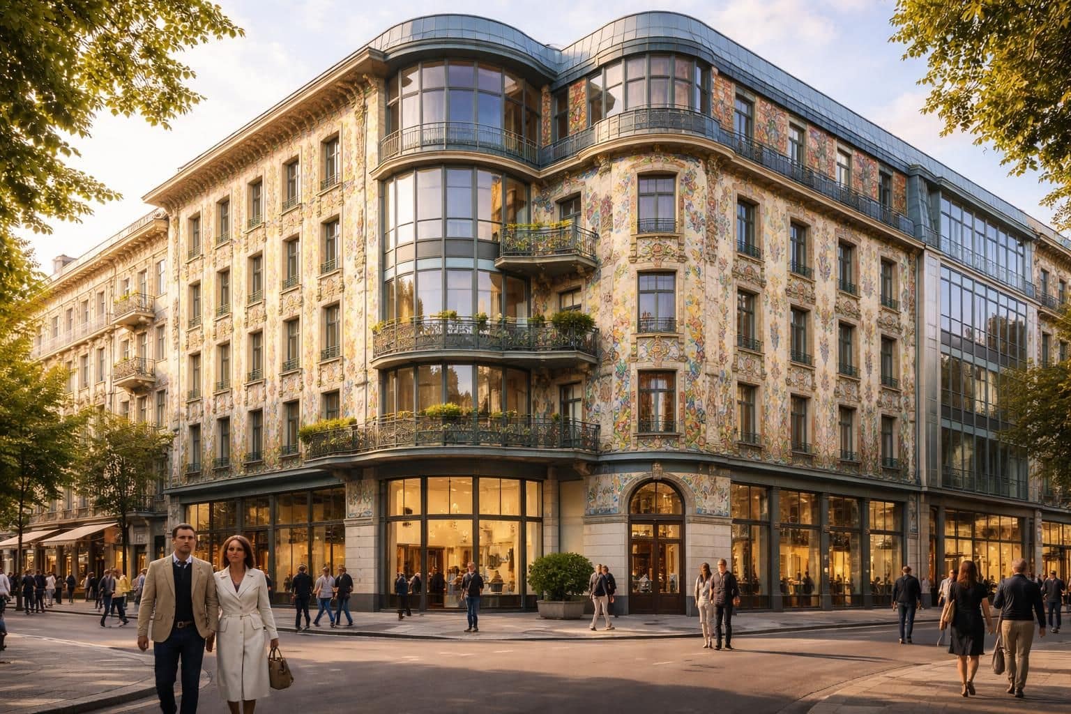 Les majolikahaus : entre tradition et modernité dans le design