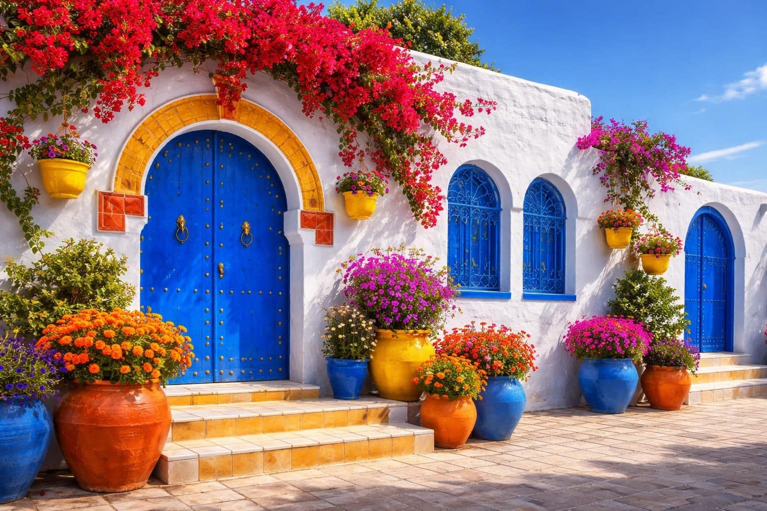 découvrez les couleurs vives emblématiques de la maison tunisienne et leur signification culturelle unique dans notre article détaillé.