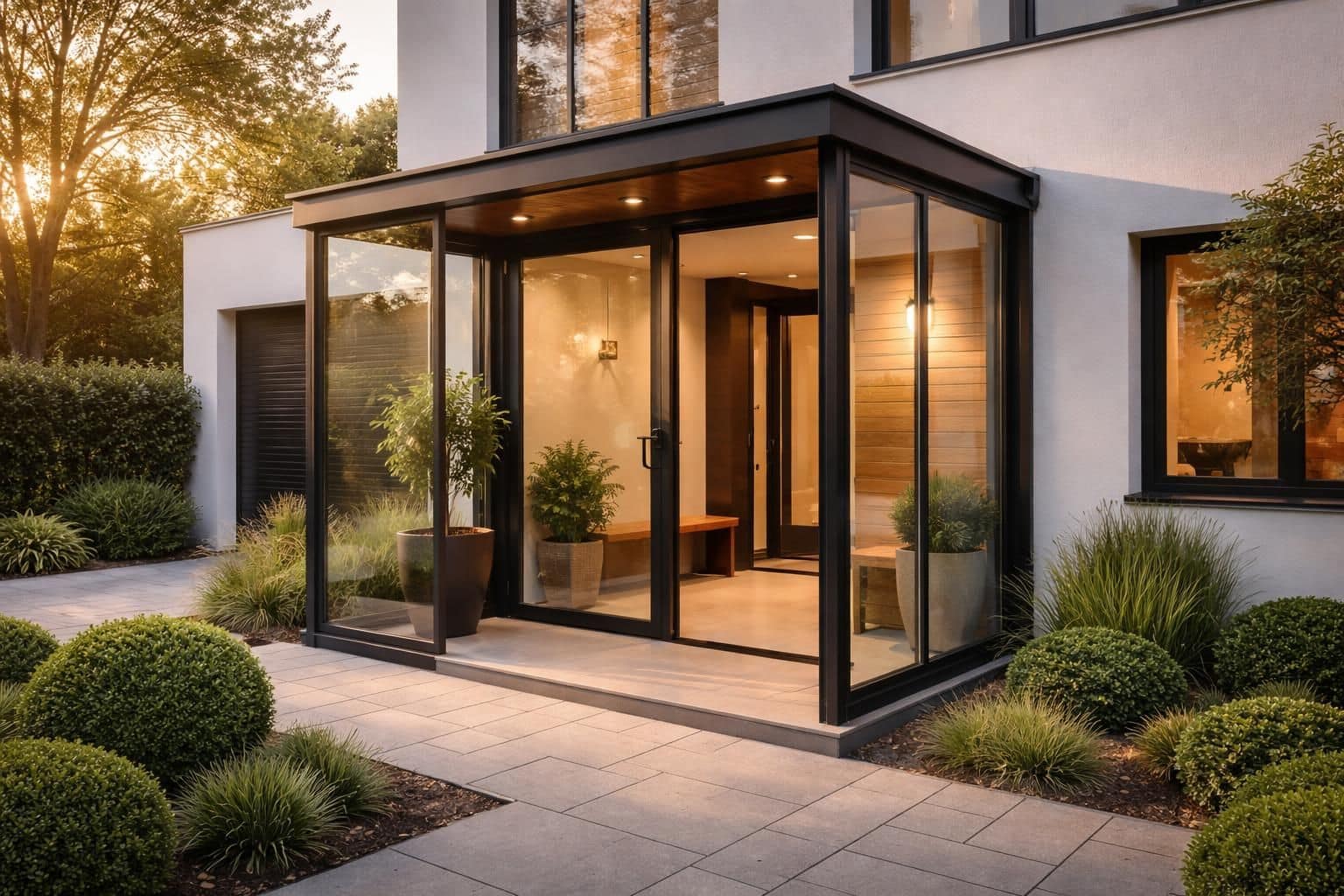 SAS pour l&rsquo;entrée de maison en extérieur : nos idées de modèles