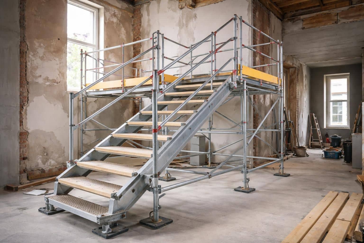 Quel est le prix pour une location d&rsquo;échafaudage d&rsquo;escalier ?